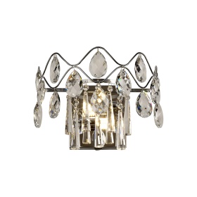 Kenzie Crystal Wall Lights Diyas Modern Crystal Wall Lights Kenzie Crystal Wall Lights Diyas Modern Crystal Wall Lights